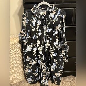 NWT Navy floral dress